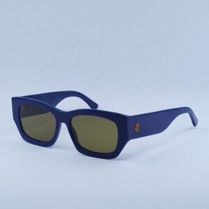 Jimmy Choo CAMI/S 0PJP 70 Sunglasses Blue Square Frame, Brown Lenses